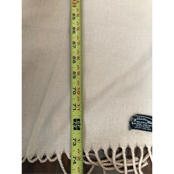 Made In Italy Women’s Pink Scarf 27”x74” - Picture 8 of 8